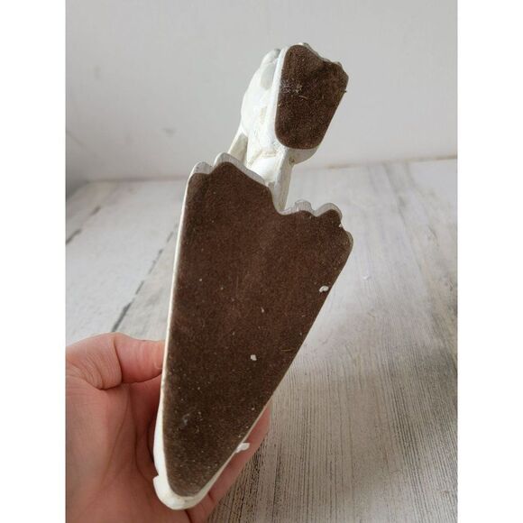 Off White Bunny sitting Easter Rabbit spring folk art figure decor - Picture 6 of 6